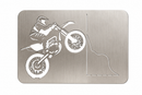 Escultura Motocross 3D