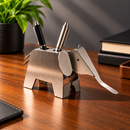 Organizador de Mesa Elefante em Inox